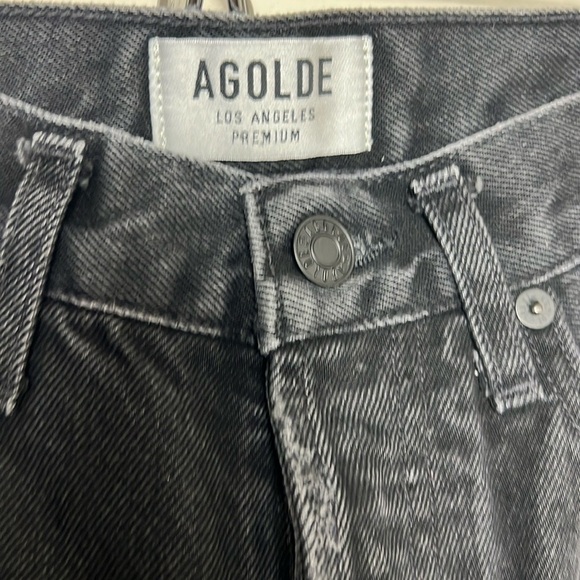 AGOLDE Jamie High Rise Jeans Compass Wash Distressed - Picture 6 of 11